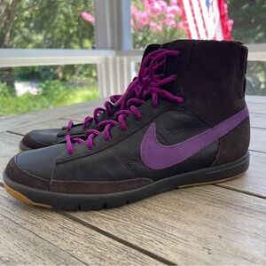 Nike Women’s Zoom Blazer Brown & Purple Sneakers Size 9.5